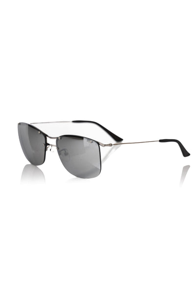 Silver Metallic Fiber Men's Sunglass