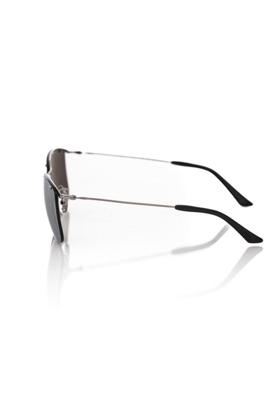 Silver Metallic Fiber Men's Sunglass