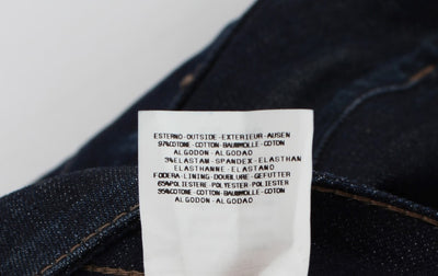 Blue Cotton Stretch Slim Fit Jeans