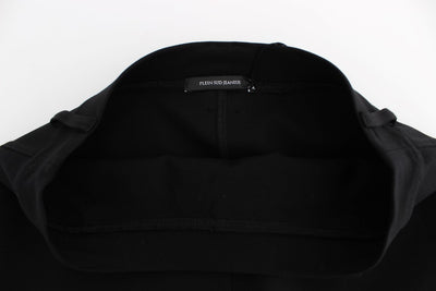 Black Straight Pencil Skirt