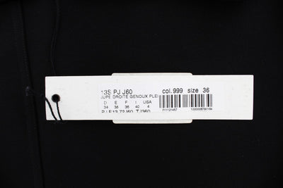 Black Straight Pencil Skirt