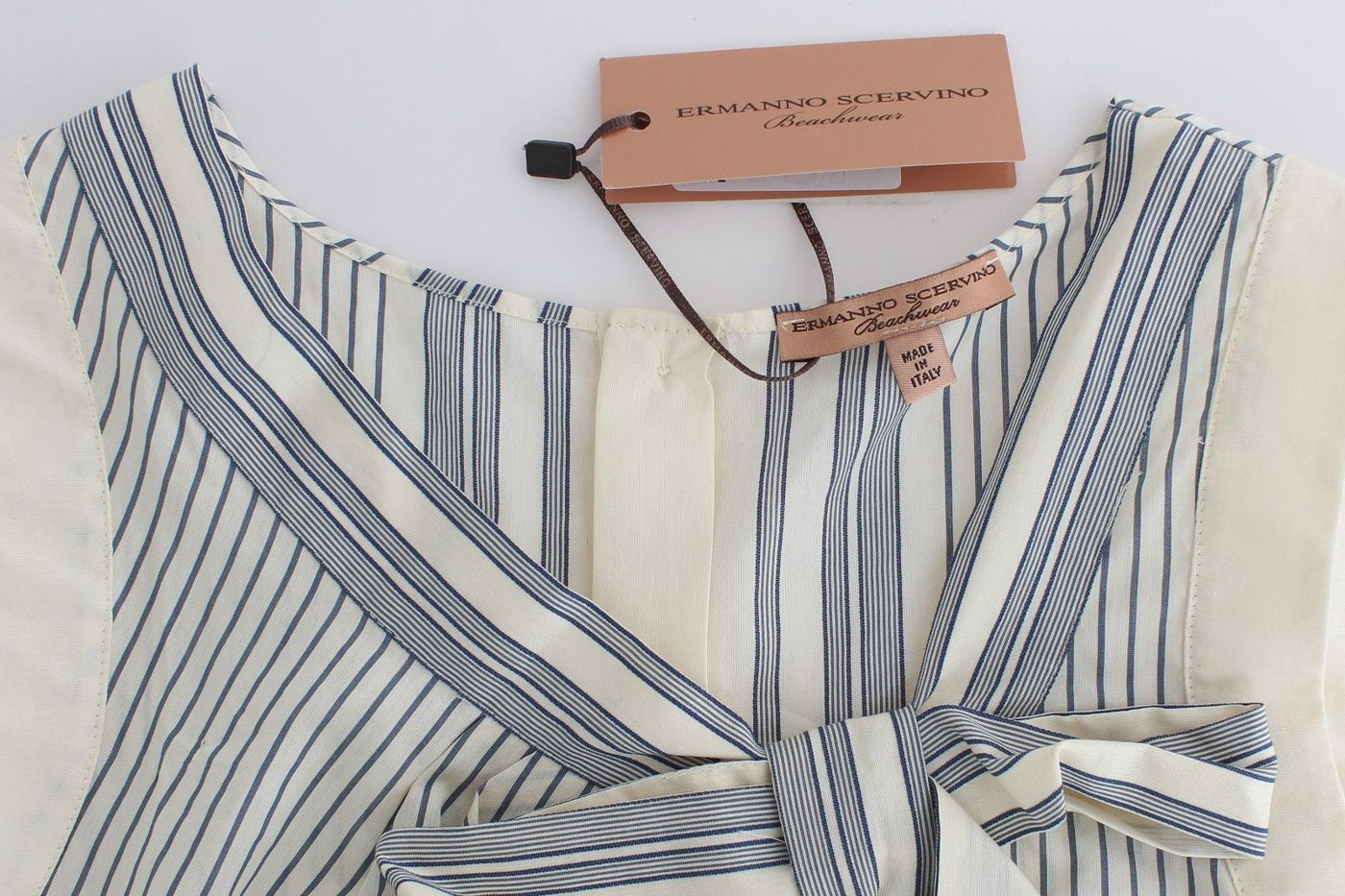 Beachwear Striped Top Blouse Shirt Bow Tank
