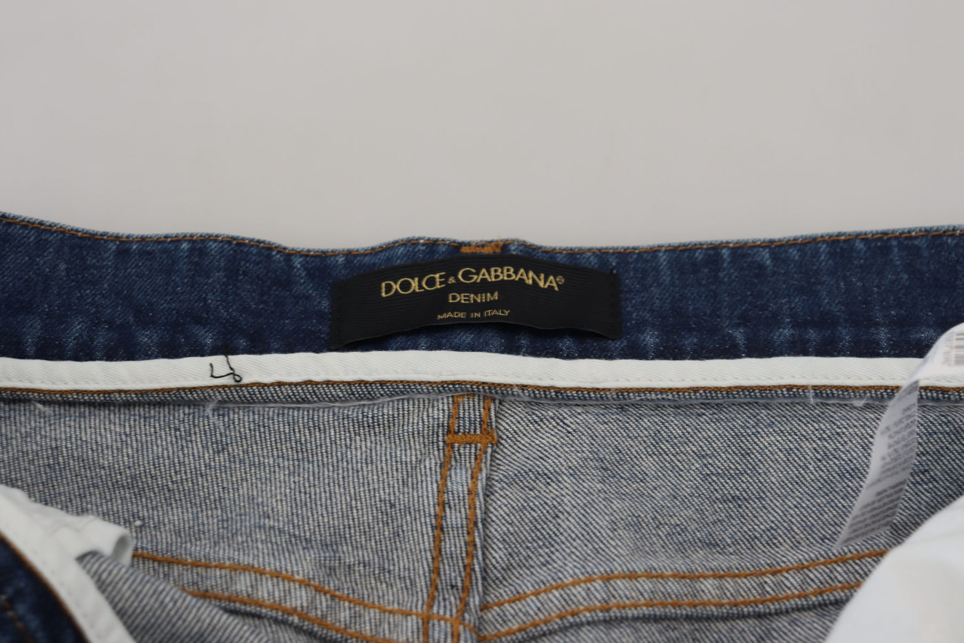 Blue Cotton High Waist Skinny Denim Jeans