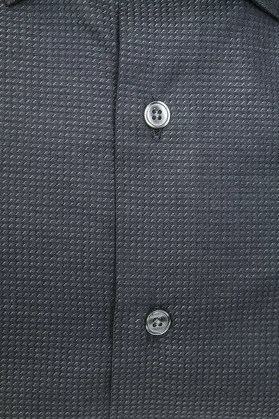Black Cotton Men's Shirt