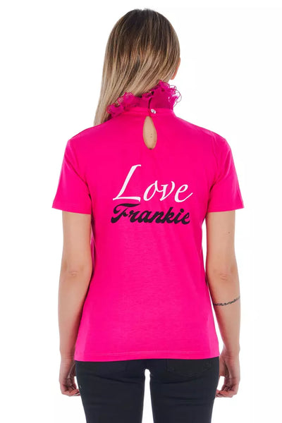 Multicolor Cotton Women T-Shirt