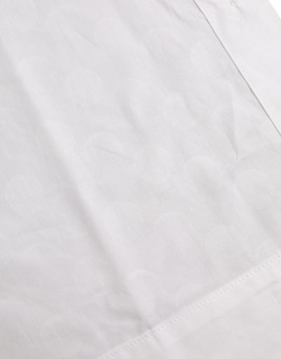 White Collared Short Sleeve Polo Shirt Top