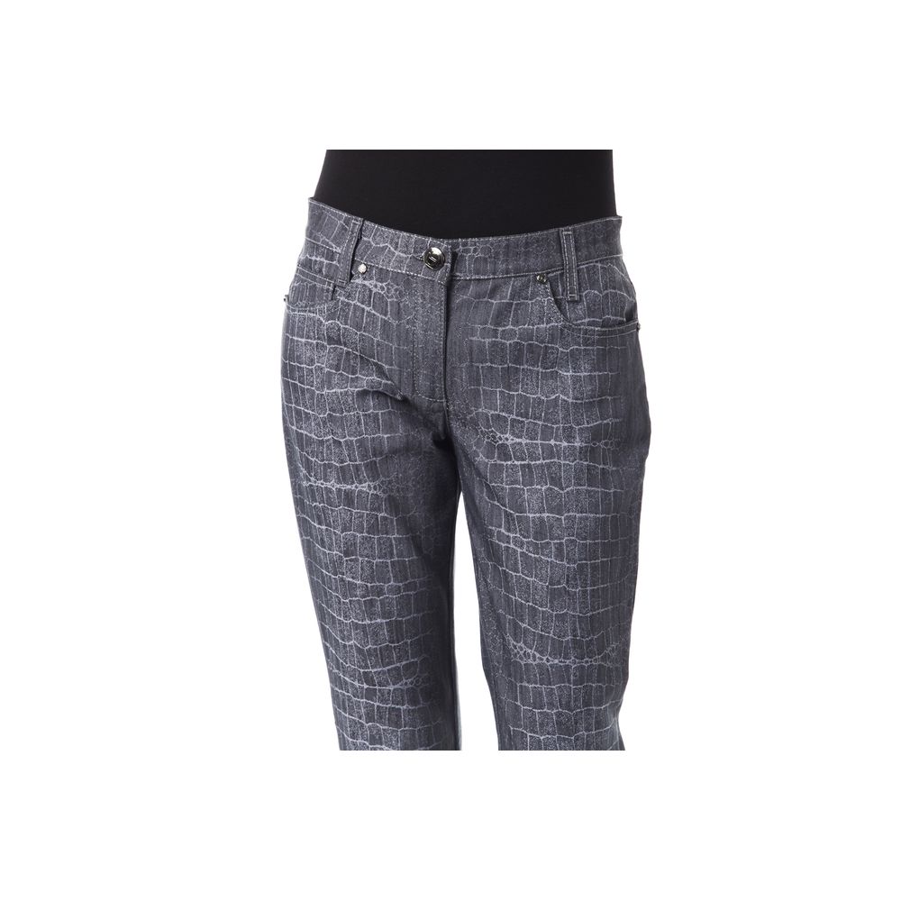 Black Viscose Women's Pants