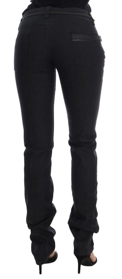 Blue Cotton Stretch Slim Fit Jeans