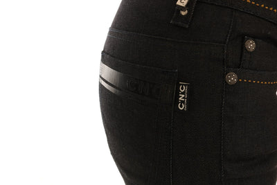 Blue Cotton Stretch Slim Fit Jeans
