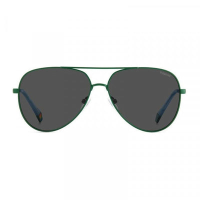 Green Metal Sunglasses