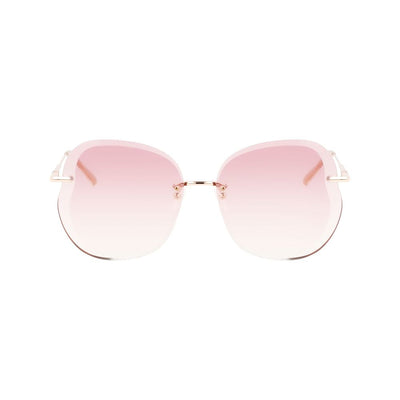 Rose Gold Metal Sunglasses