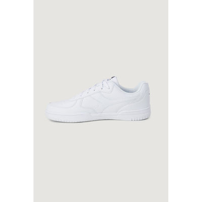 White Artificial Leather Sneaker