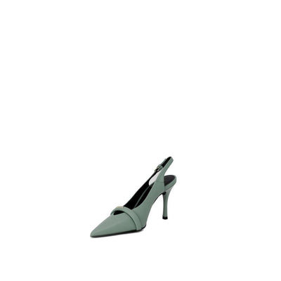 Green Leather High Heel