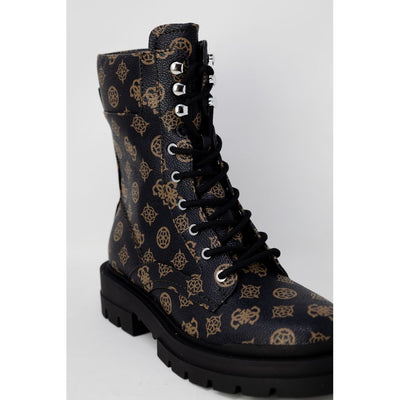 Brown Artificial Leather Boot