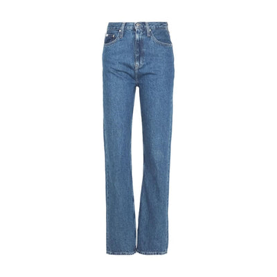 Light Blue Cotton Relaxed Fit Jean