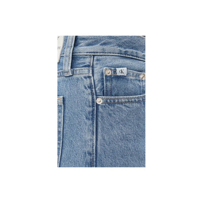 Light Blue Cotton Relaxed Fit Jean