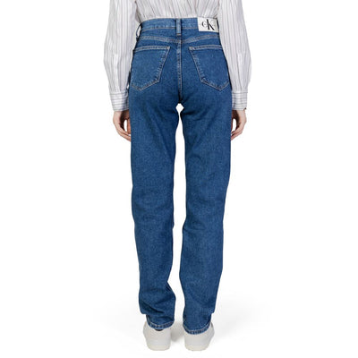Blue Cotton Slim Fit Jean