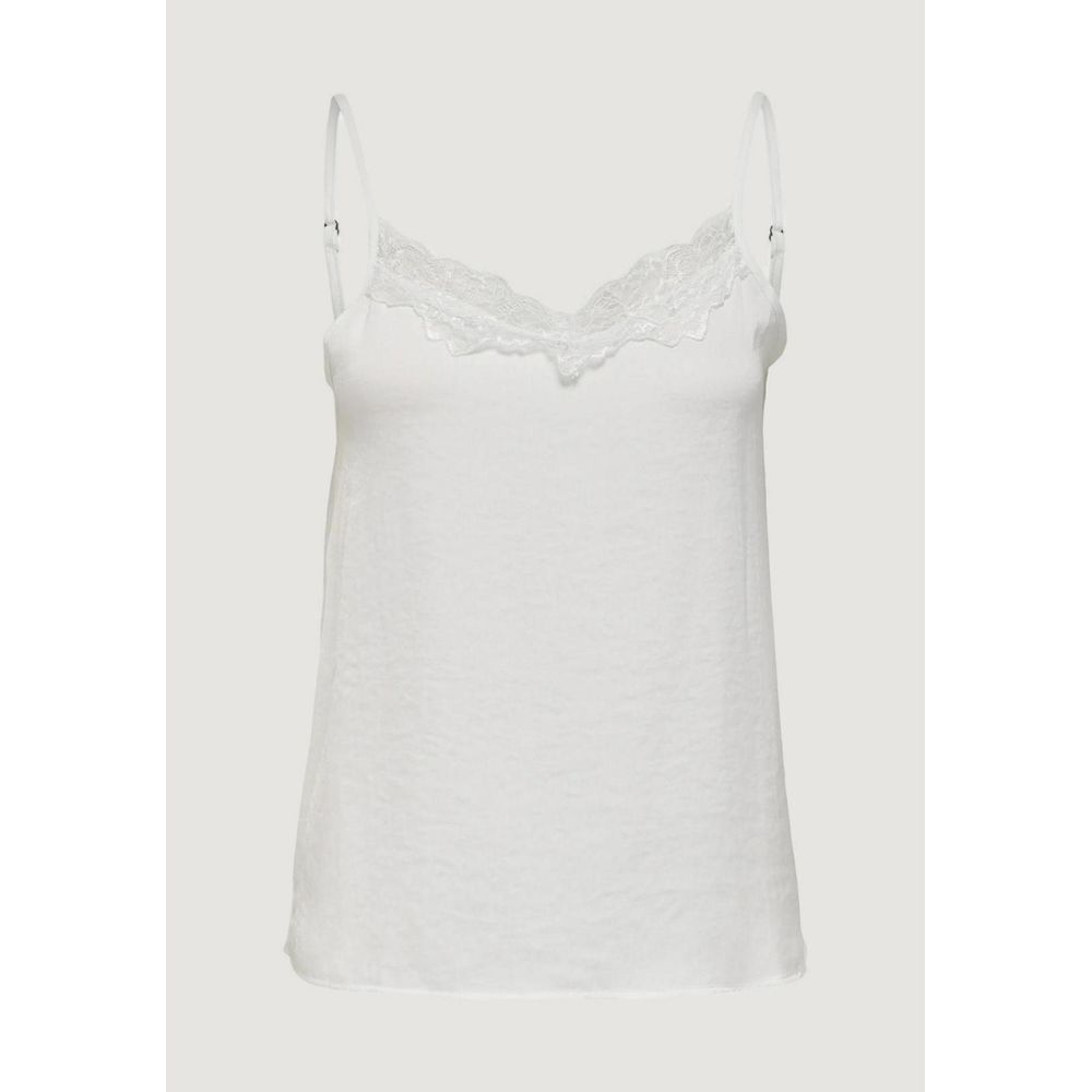 White Polyester Tank Tops