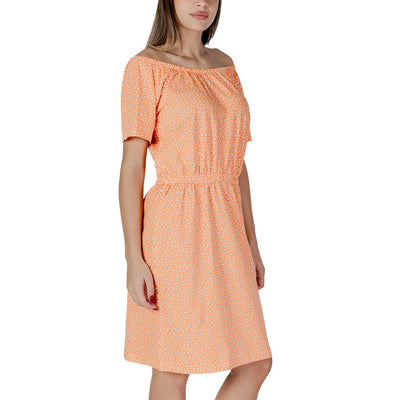Orange Cotton Short
