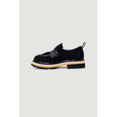 Black Leather Platform