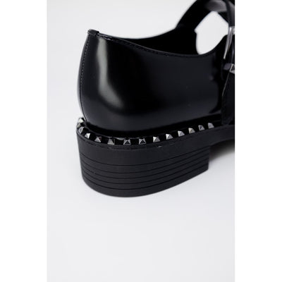Black Leather Lace-Up Boot