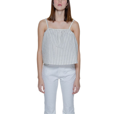 Beige Organic Cotton Tank Tops