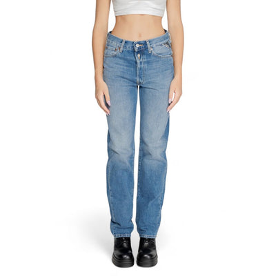 Blue Cotton Mom Jean