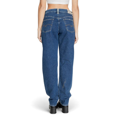Blue Cotton Mom Jean