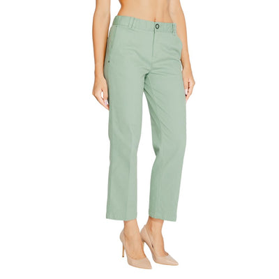 Turquoise Cotton Pant