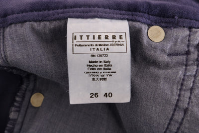 Purple Corduroy Stretch Bootcut Pants