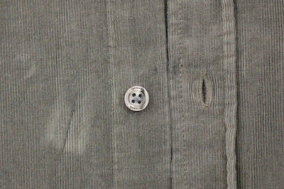 Green Button Front Cotton Casual Shirt