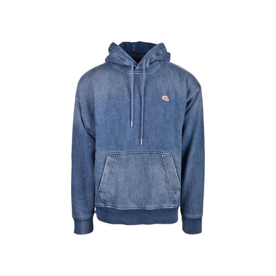 Blue Cotton Hoody