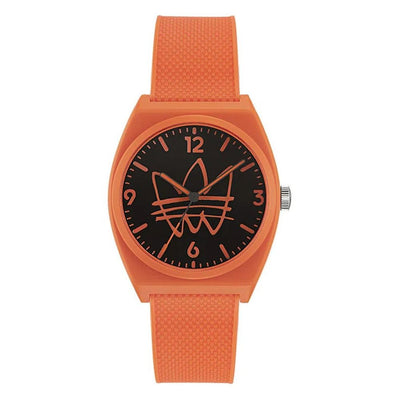 Orange Synthetic Watch