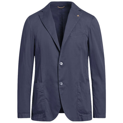 Blue Cotton Blazer