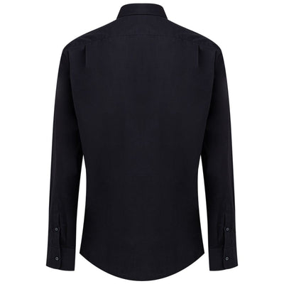 Navy Blue Cotton Shirt