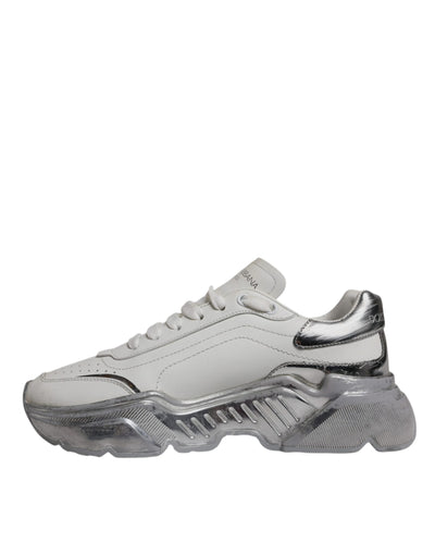 White Silver Daymaster Low Top Sneaker Shoes