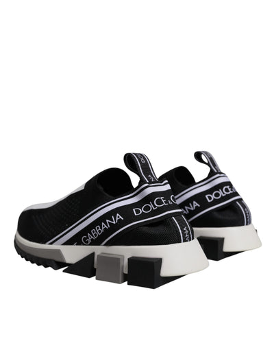 Black White Slip On Sorrento Sneakers Shoes