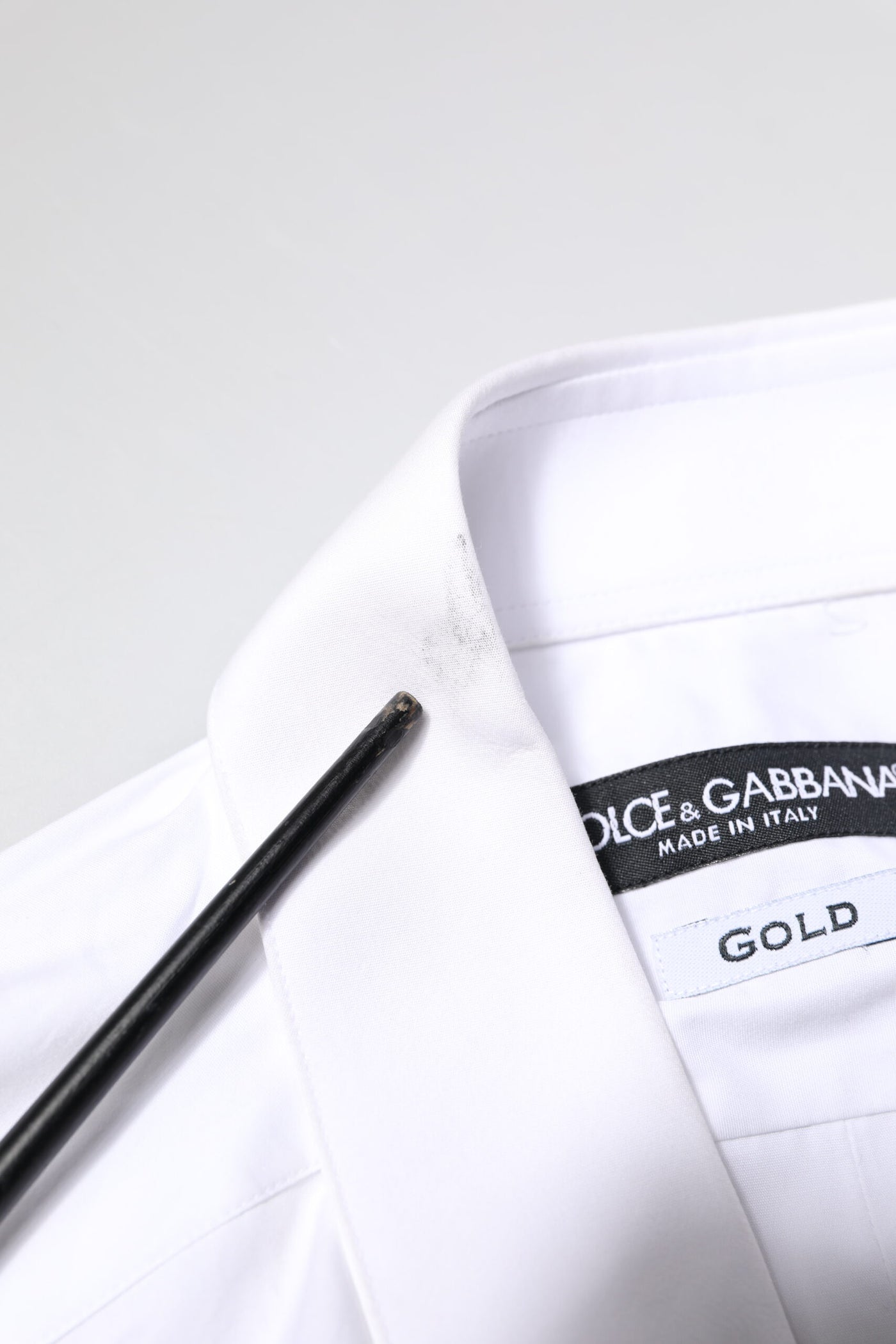 White GOLD Cotton Long Sleeves Men Dress Shirt