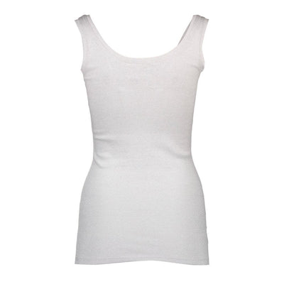 White Cotton Women Top