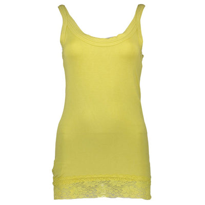 Yellow Cotton Women Top