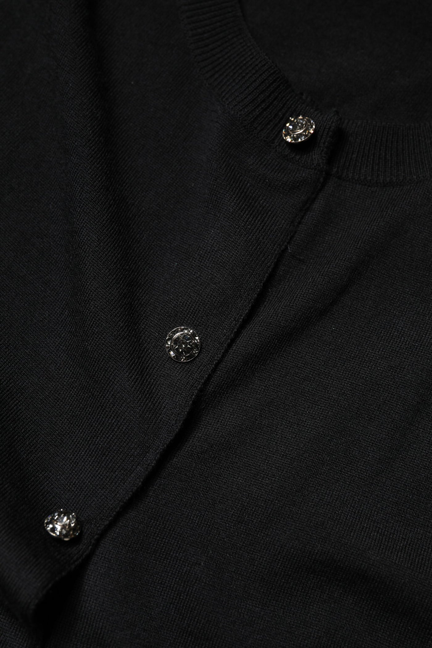 Black Button Down Short Sleeve Blouse Top