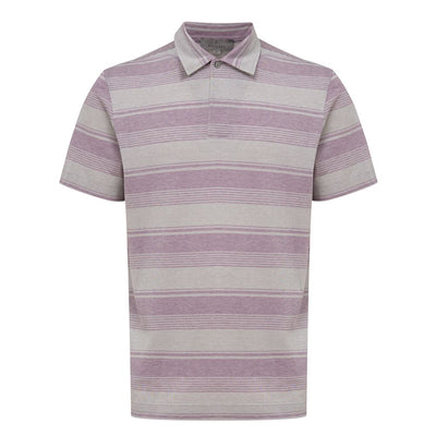 Gray Cotton Polo Shirt