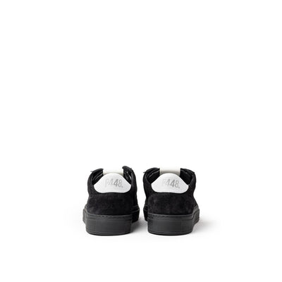 Black Suede Leather Sneaker