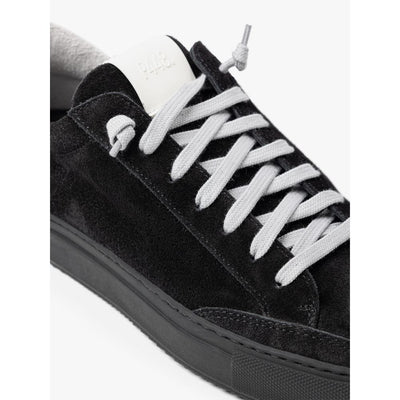 Black Suede Leather Sneaker