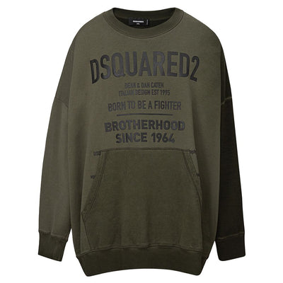 Green Cotton Hoody