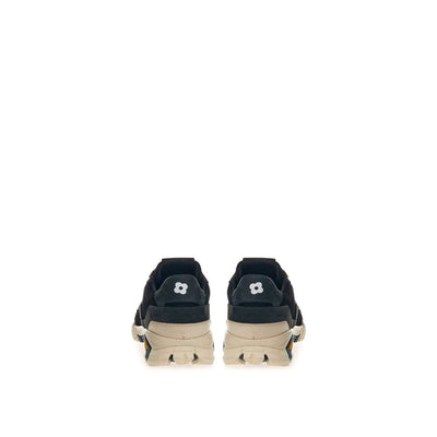 Black Suede Leather Sneaker