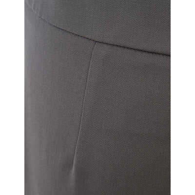 Chic Gray Wool Trousers for Sophisticated Style