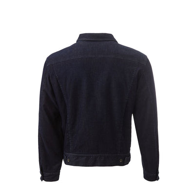 Blue Cotton Jackets & Coat