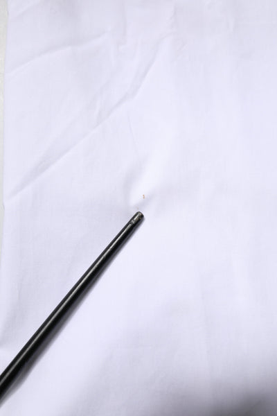 White Cotton Stretch GOLD Dress Formal Shirt