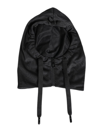 Black Polyester Whole Head Wrap Hat